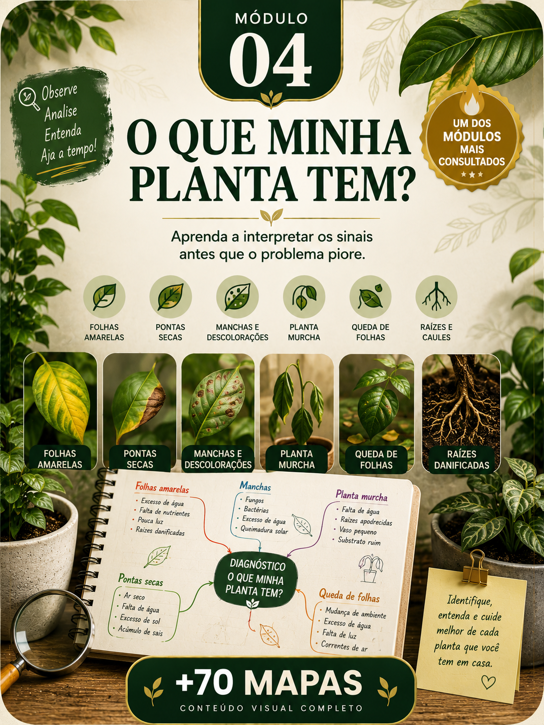 Capa do módulo 4 — O que minha planta tem?